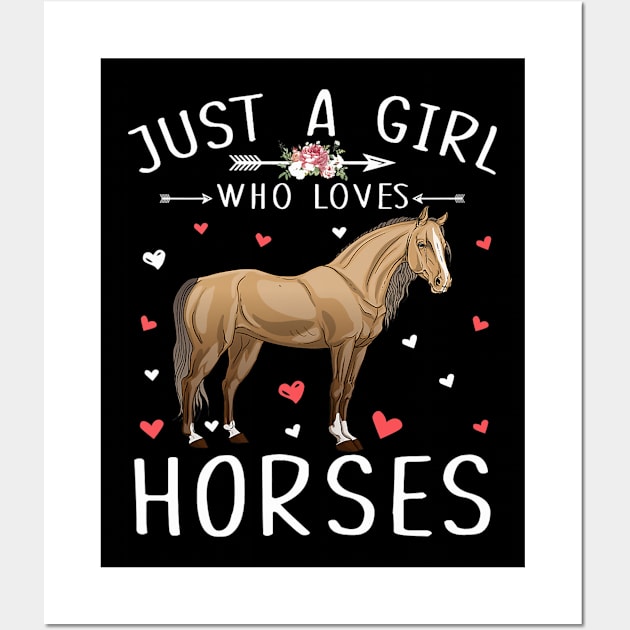 Horse Riding Lover Women Wall Art by cloutmantahnee